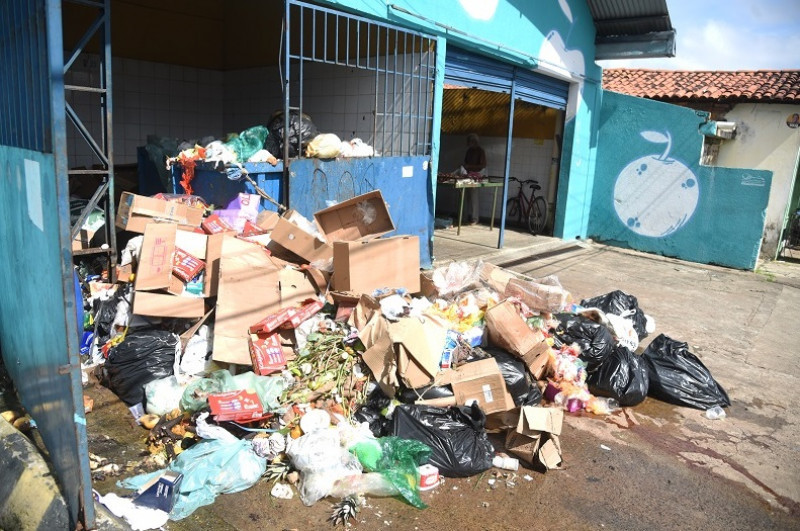 Lixo em Teresina - (Foto: Assis Fernandes/O Dia)