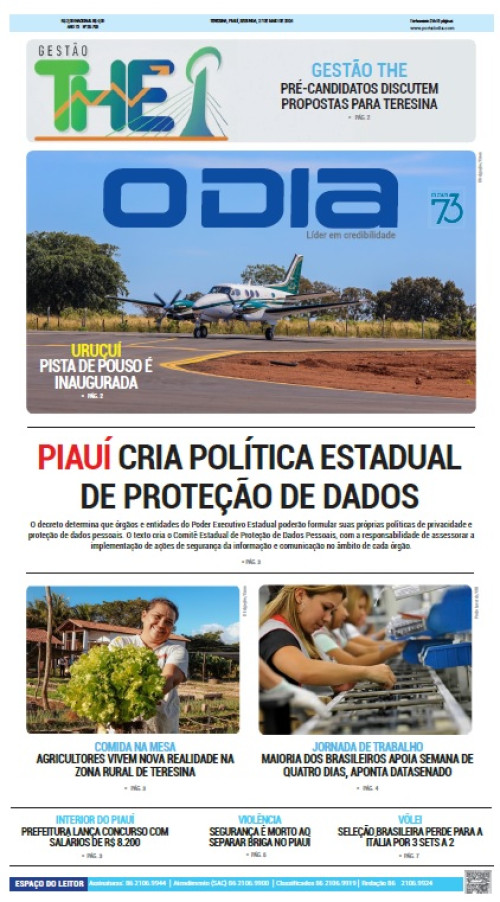 Confira os principais destaques do Jornal O Dia desta segunda-feira (27) - (Reprodução)