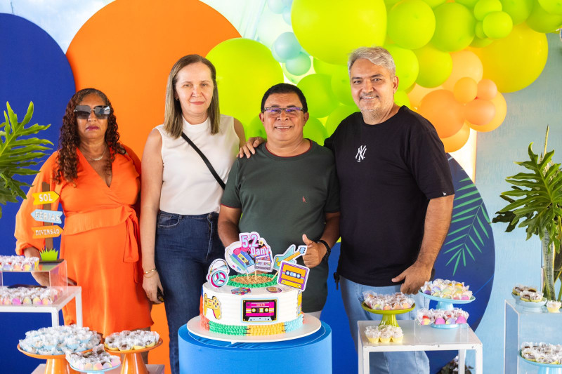 Telma Medeiros e casal Olenka (bioquímica) e Dunshe Fortes  (empresário). - (MMETAVERSE)