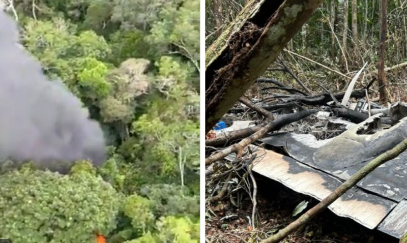 VÍDEO: FAB abate avião venezuelano com drogas que entrou ilegalmente no Brasil