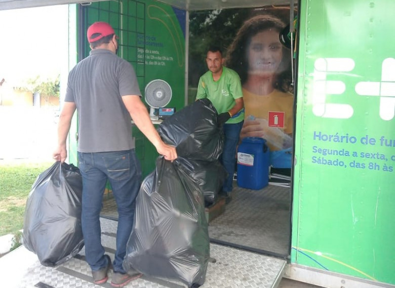 Clientes que fazem descarte correto de lixo tem descontos em conta de energia; - (Divulgação/Equatorial Piauí)