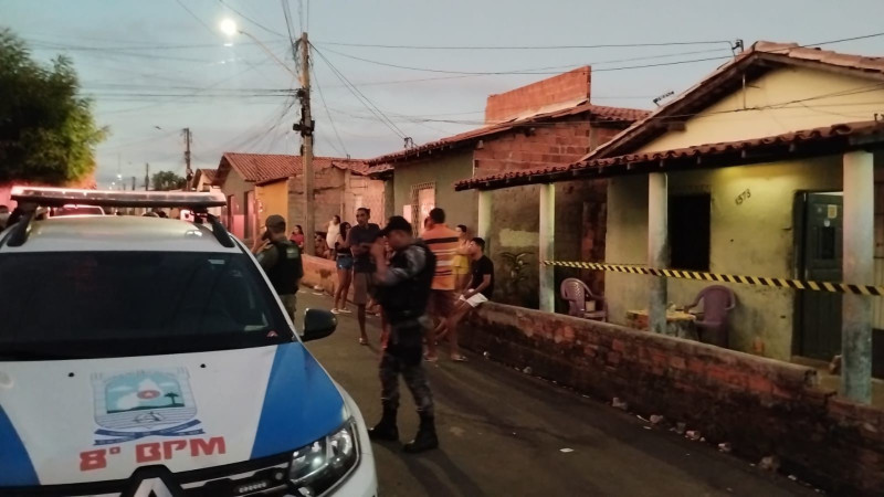 Mulher de 51 anos é morta a tiros no bairro Itararé - (Reprodução/Whatsapp)