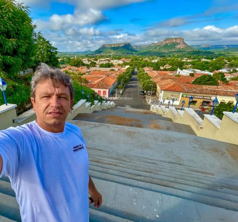 #Selfie - Um click do querido fotógrafo José Raulino Castelo Branco Neto em Amarante/PI. #Mensagem:  "A minha terra é um céu, se há um céu sobre a terra”. Assim se referiu o poeta Da Costa e Silva à Amarante/PI" - Raulino Neto. Chics!!! - (José Raulino Castelo Branco Neto  )