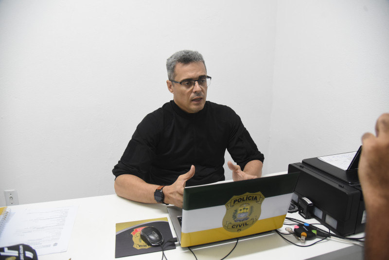 Delegado Tales Gomes, gerente de Polícia Especializada do Piauí - (Assis Fernandes / O Dia)