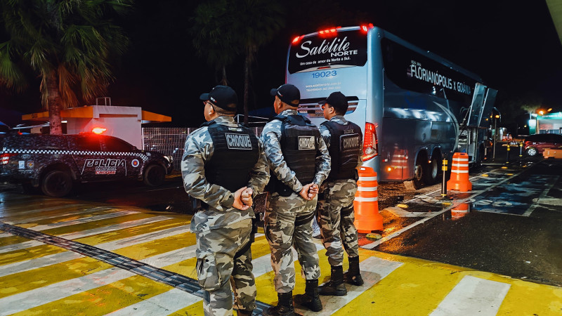 PM monta esquema de segurança para partida em Teresina - (Divulgação/PM-PI)
