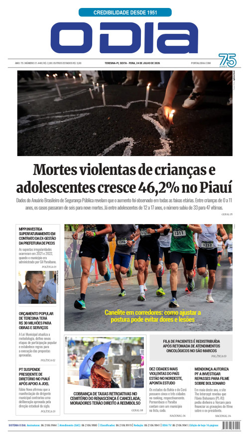 Confira os principais destaques do Jornal O Dia desta sexta-feira (24)