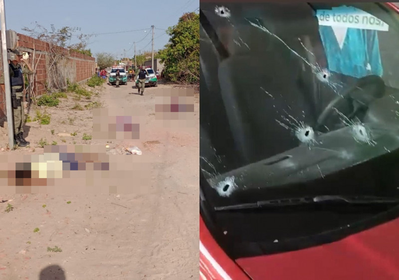 Triplo homicídio registrado em Parnaíba, litoral do Piauí - (Reprodução/Redes Sociais)