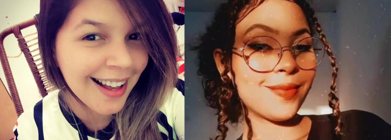 Fernanda Ayres (à esquerda) e Geovana Thais (à direita) - (Reprodução/Instagram)