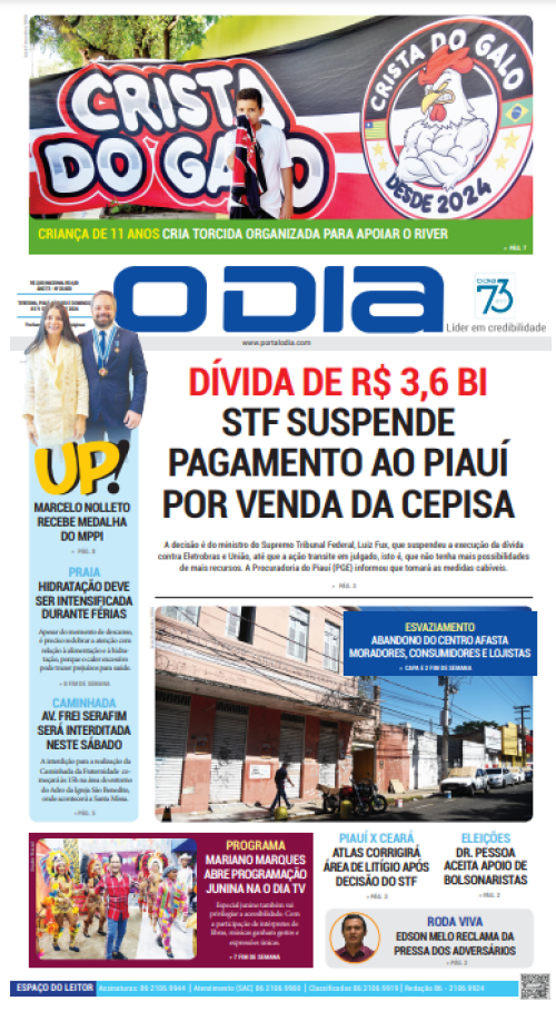 Confira os principais destaques do Jornal O Dia deste sábado (08) - (Reprodução)