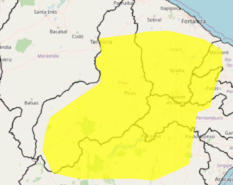 Mais de 180 cidades do Piauí entram em alerta para baixa umidade; veja lista - (Reprodução)