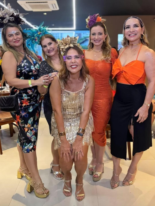 #SPA - Um click das queridas Cristina Tourinho, Lizete Dias, Olívia Nogueira e Joilza Leitão no lançamento do SPA - com - by Honorina Pães Landim. Chics!!! - (Arquivo Pessoal)