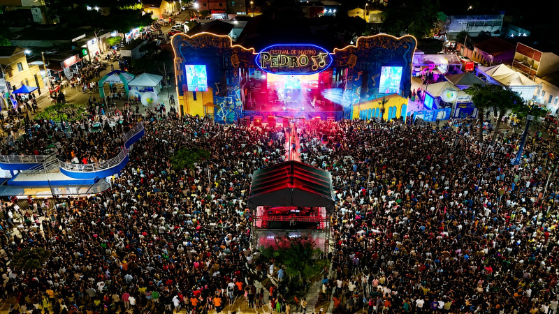 Festival de Inverno de Pedro II: confira a programação deste domingo (7)