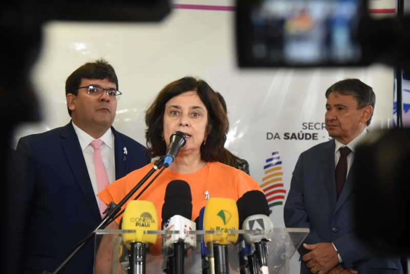 Ministra da Saúde, Nísia Trindade, durante agenda no Piauí - (Assis Fernandes/ O DIA)