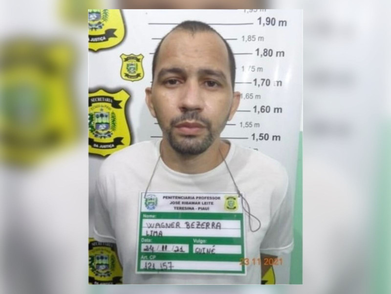 Assassino de policial é recapturado após fugir de penitenciária do Piauí