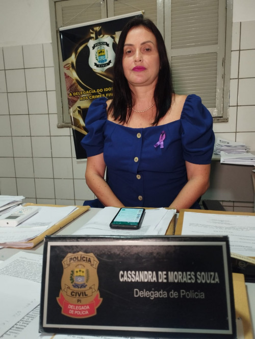 Titular da Delegacia do Idoso, Cassandra de Moraes Souza. - (Pedro Cardoso/ODIA)