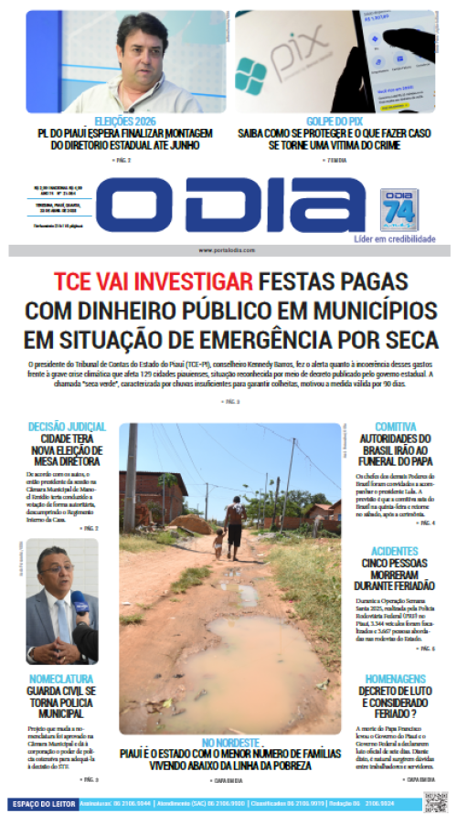 Confira os principais destaques do Jornal O Dia desta quarta-feira (23)