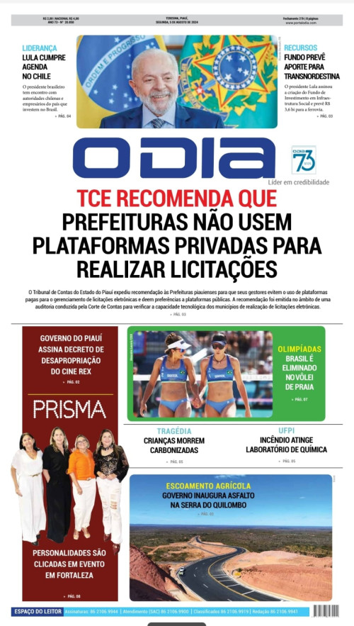 #Capa - Confira a nossa Coluna PRISMA no Jornal e Portal O DIA e as nossas Redes Sociais - Chics!!!🌞😘 - (Divulgação)