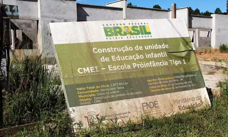 CNM/ Divulgação - (Obras de escola abandonada)