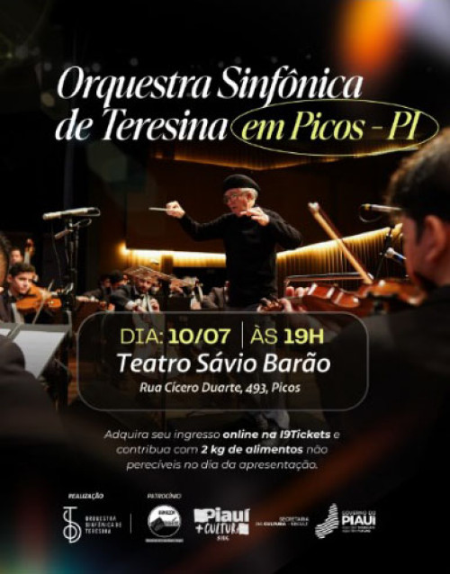 Orquestra Sinfônica de Teresina está de volta à cidade, no palco do teatro Sávio Barão - (Divulgação)