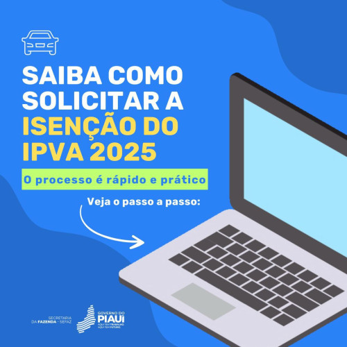 Veja como solicitar a isenção do IPVA 2025