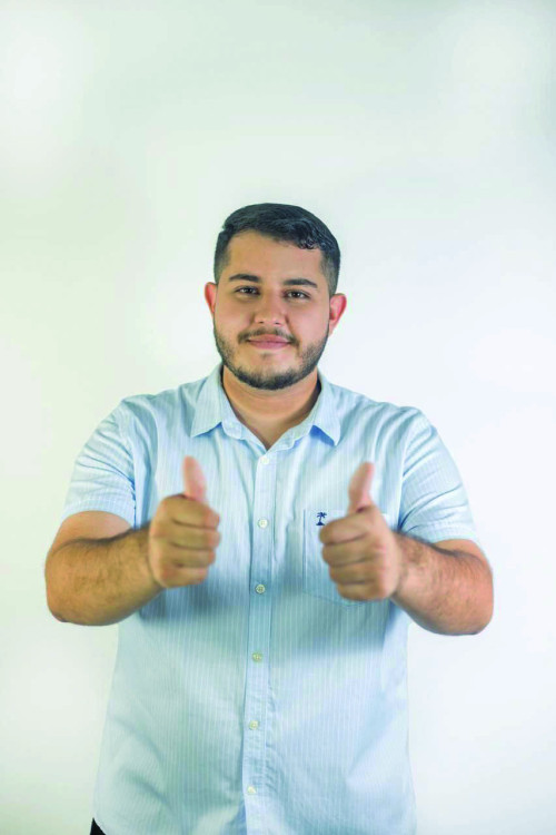 BARRAS João Victor Leite, foi eleito o vereador mais jovem da história de Barras, com 748 votos pelo PSB. João Victor tem 22 anos e é neto do vereador Antônio Leite. - (Arquivo Pessoal)