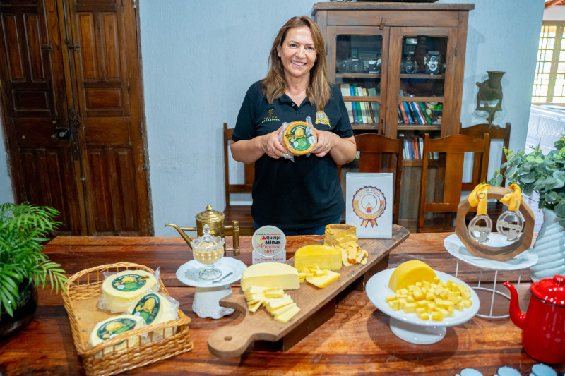 Médica veterinária e proprietária da Fazenda Terra Aprazível, Walkiria Naves - (Marlon de Paula/Governo do Estado de Minas Gerais)