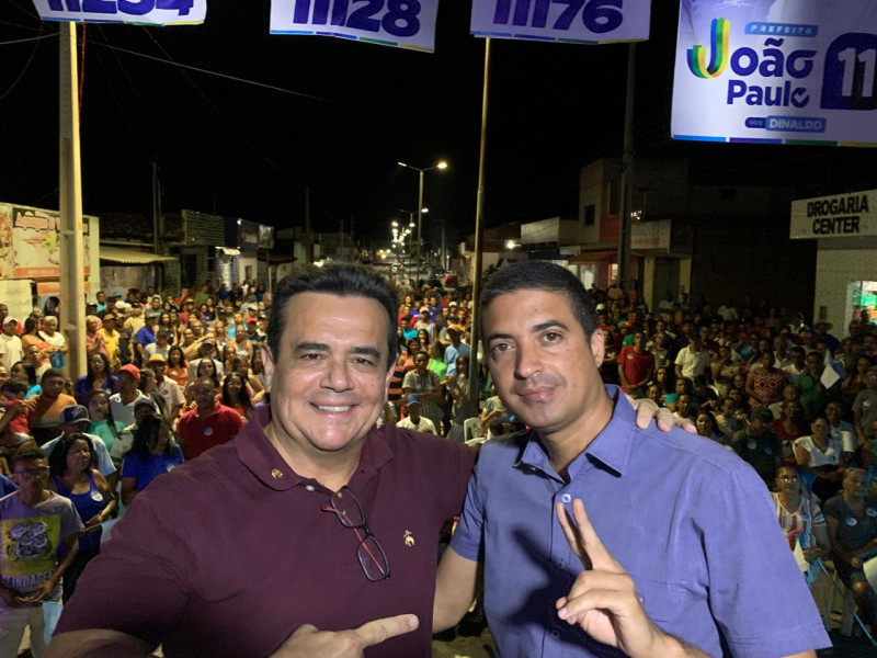 Deputado Henrique Pires e o atual prefeito Eduardo Henrique - (Reprodução)