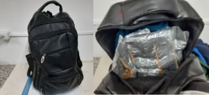 Homem é preso pela PF no Aeroporto de Teresina com mais de 3kg de cocaína na mochila