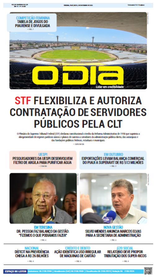 Confira os principais destaques do Jornal O Dia desta sexta-feira (08)