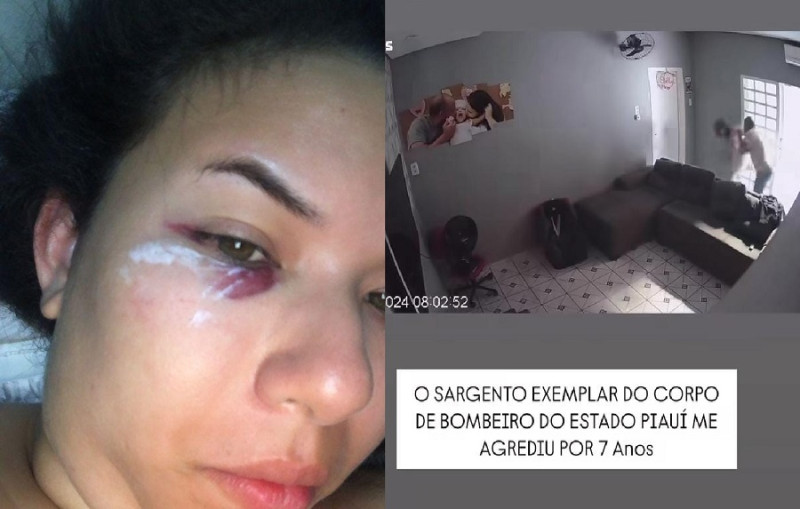 Jornalista Yara Ataíde denuncia que foi agredida por 7 anos por Sargento do Corpo de Bombeiros. - (Reprodução)