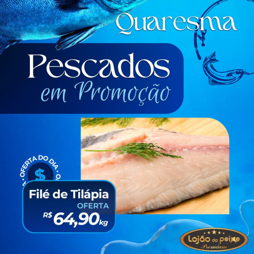 #OfertasdeQuaresma - Pescados em Promoção - Lojão do Peixe Premium - Rainha dos Pescados - by Marinalda Oliveira. Não deixe de Conferir. Imperdível!!! - (Divulgação)
