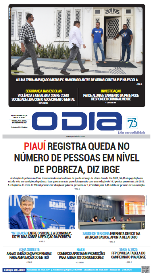 Confira os principais destaques do Jornal O Dia desta quinta-feira (05)