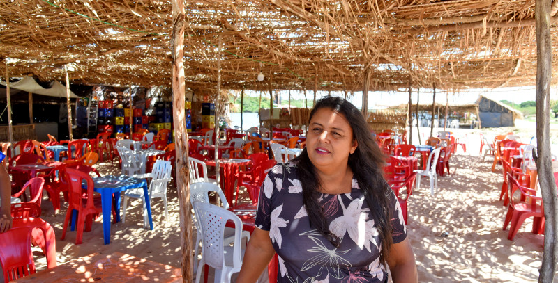 Keila Nascimento trabalha na Jericoroa há mais de duas décadas - (Assis Fernandes/ODIA)