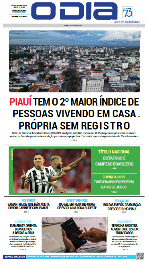 Confira os principais destaques do Jornal O Dia desta segunda-feira (09)