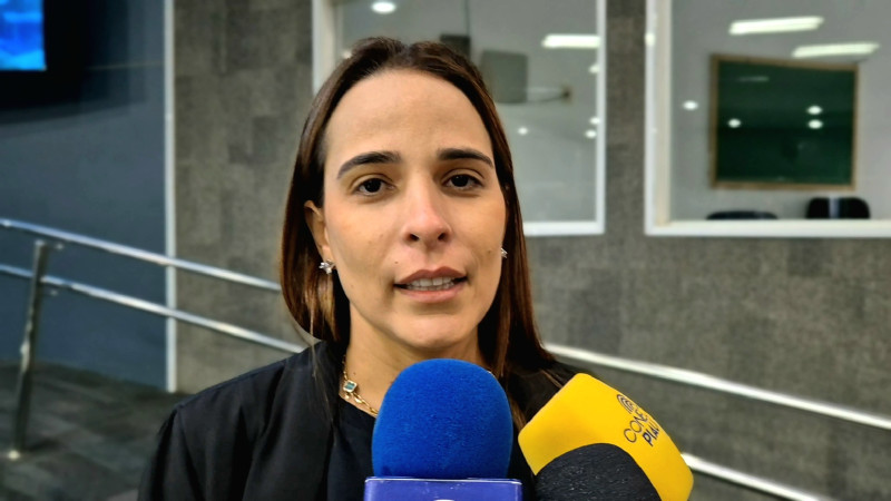 Vereadora Elzuila Calisto durante entrevista na Câmara - (Tarcio Cruz/ O DIA)