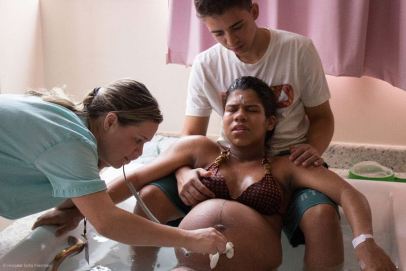 O papel do obstetra, no momento do parto , está relacionado com a responsabilidade técnica - (Hospital Sofia Feldman/Reprodução.)