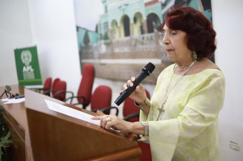 Fides Angélica, primeira presidente mulher da Academia de Letras do Piauí  - (Divulgação/APL)