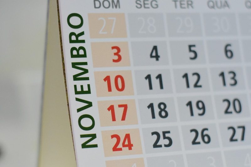 Novo feriado em novembro: saiba a data e o dia da semana