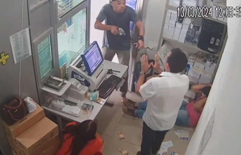 VÍDEO: Dono de lotérica reagiu a assalto antes de ser morto em Teresina