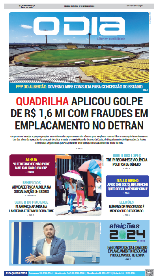 Confira os principais destaques do Jornal O Dia desta sexta-feira (27) - (Reprodução)