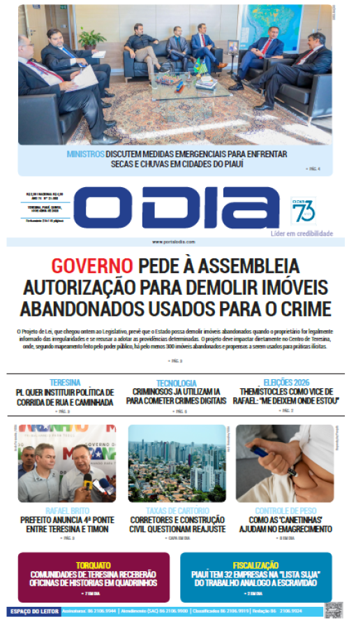 Confira os principais destaques do Jornal O Dia desta quinta-feira (10)