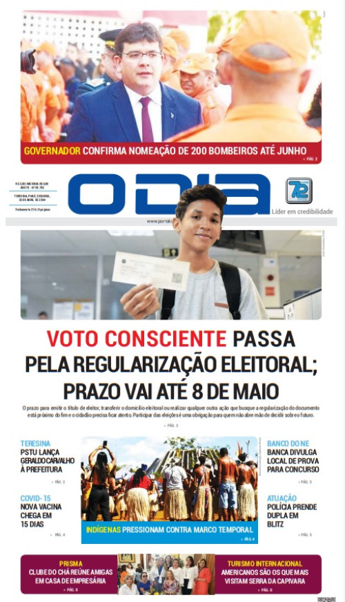 Confirma os principais destaques do Jornal O DIA desta segunda (22)