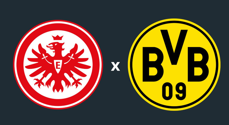 Eintracht Frankfurt enfrenta o Borussia Dortmund na 18ª rodada da Bundesliga 2024/25. - (Reprodução)