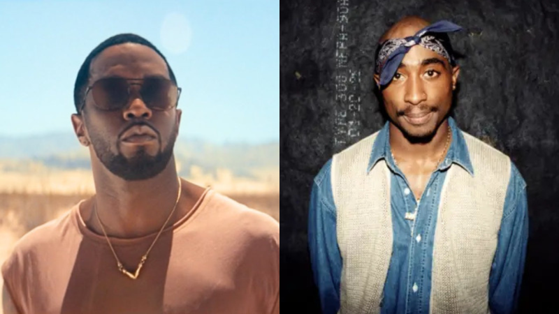 Família de Tupac investiga possível envolvimento de Diddy no assassinato do rapper - (Reprodução)