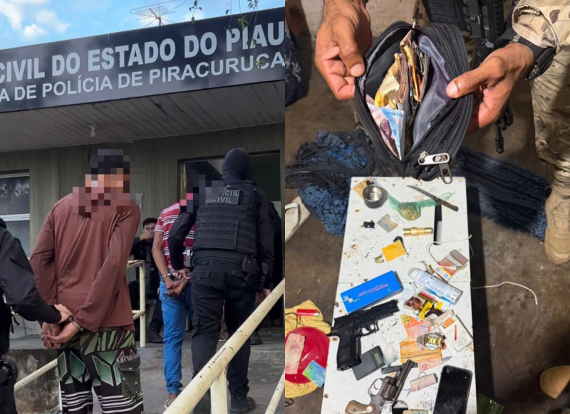 Operação cumpre 29 mandados e prende 13 suspeitos de tráfico no Piauí - (Reprodução/SSP-PI)