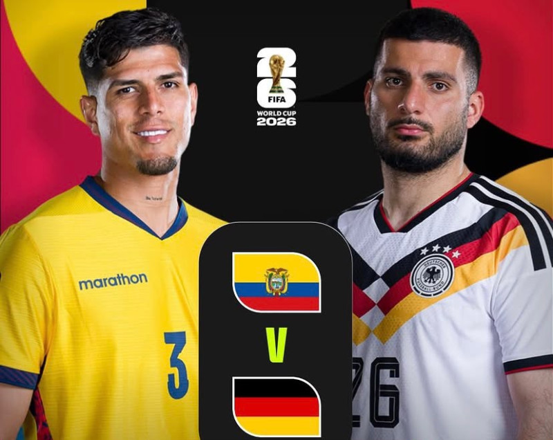 Equador x Alemanha: onde assistir, horário e prováveis escalações pela Copa do Mundo