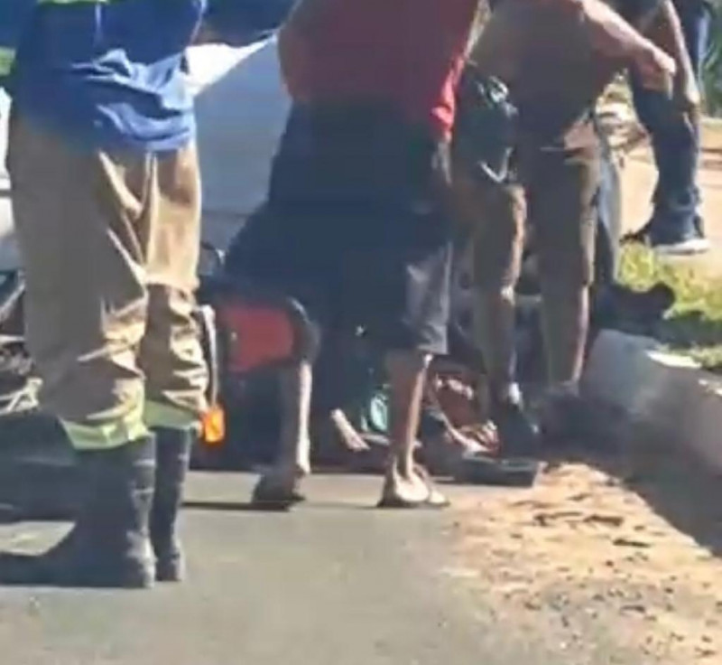 VÍDEO: Criminoso sofre tentativa de linchamento após assalto na avenida Piauí, em Timon (MA)