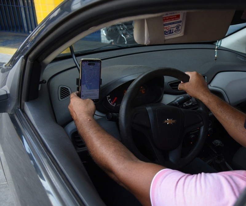 Motoristas de aplicativo fazem manifestação pedindo mais segurança em Teresina - (Arquivo O DIA)