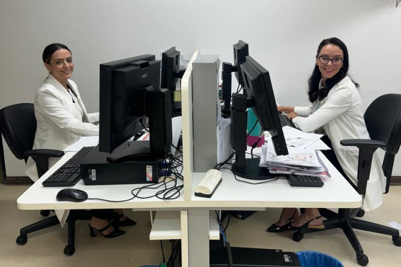 As duas amigas trabalham na mesma área e têm diversas parcerias  - (Arquivo pessoal)