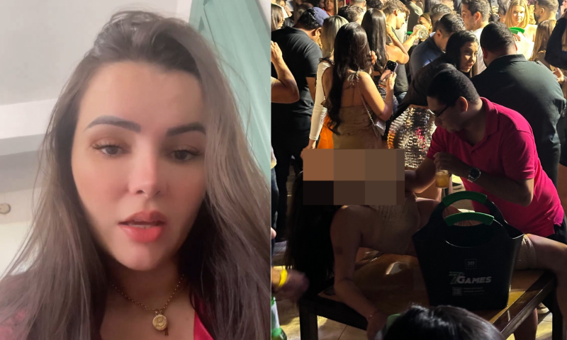 “Fui dopada”, diz mulher que foi filmada sendo supostamente assediada em bar - (Reprodução/Redes sociais)